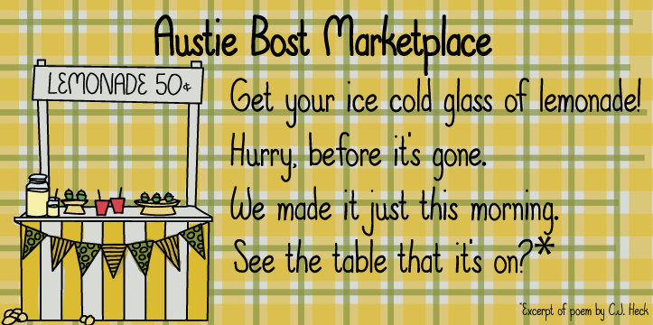 Austie Bost Marketplace Font