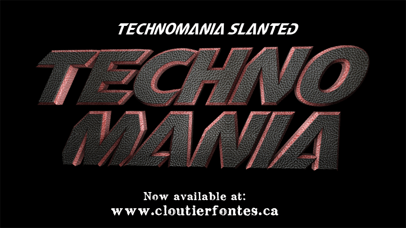 CF TechnoMania Font