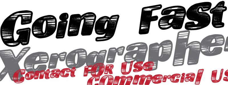 Going Fast Font