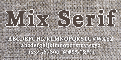 Mix Serif Font