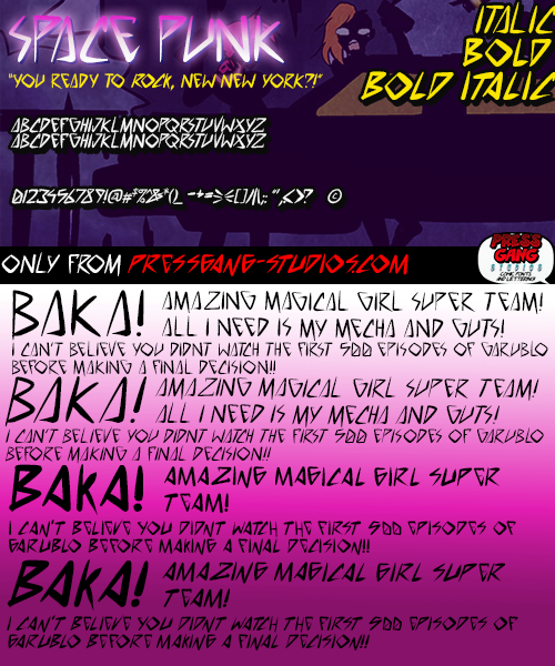 Space Punk Font