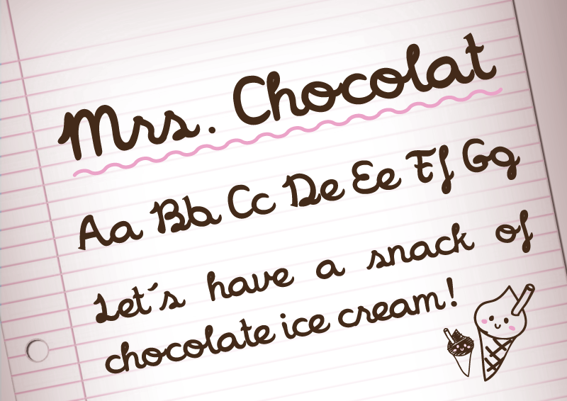 Mrs Chocolat Font
