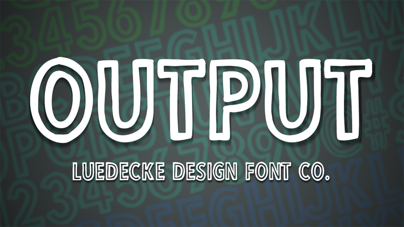 Output Font