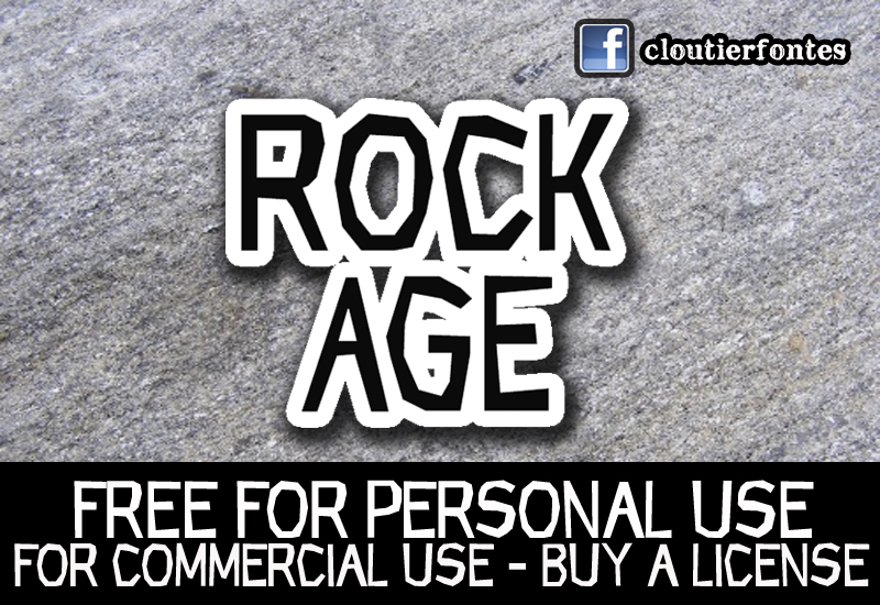 CF Rock Age Font