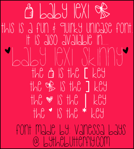 Baby Lexi Font
