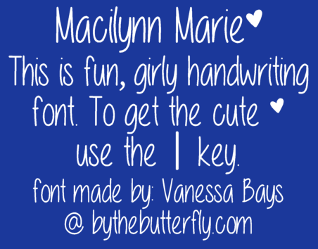 Macilynn Marie Font