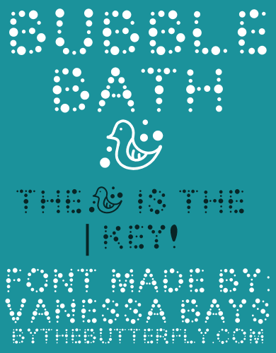 Bubble Bath Font