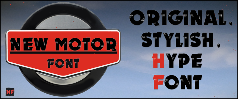 New Motor Font