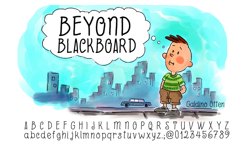 Beyond Blackboard Font