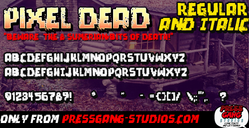 Pixel Dead Font