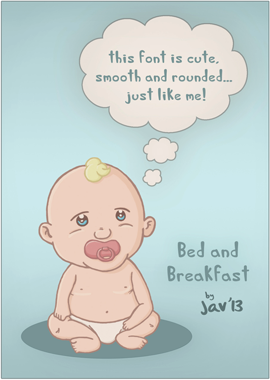 Bed and Breakfast Font
