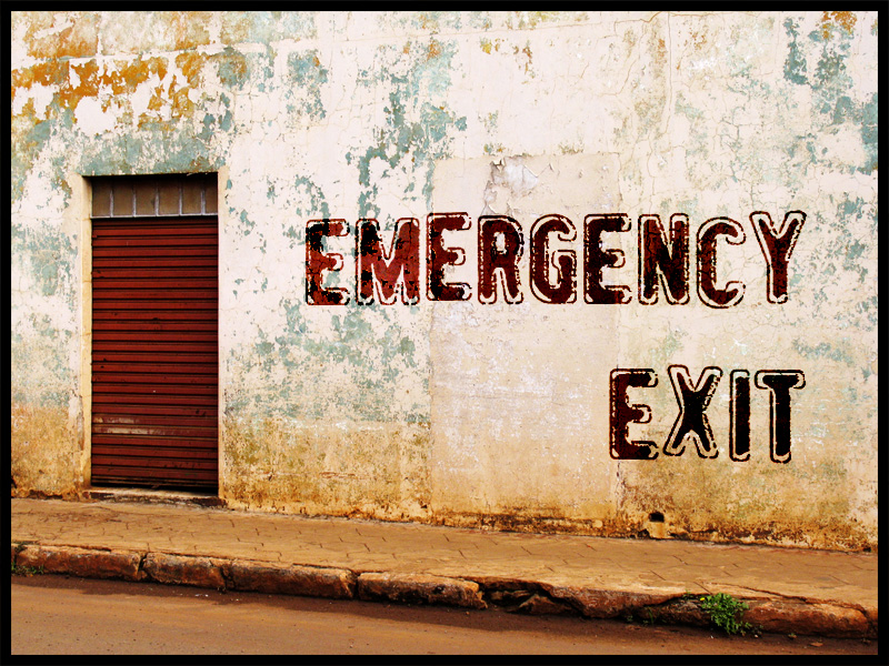 Emergency Exit Font