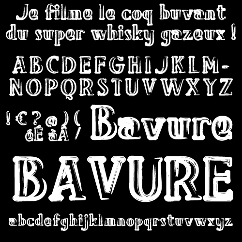 Bavure Font