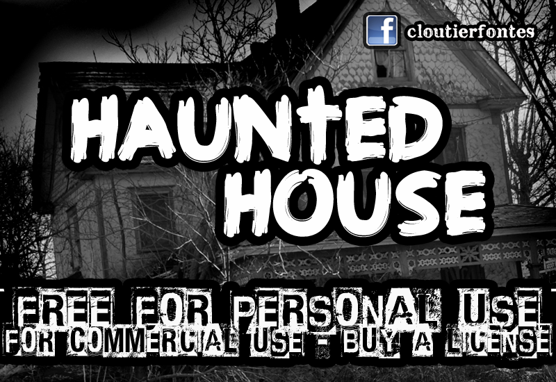 CF Haunted House Font