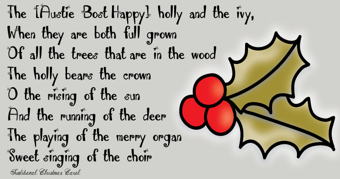 Austie Bost Happy Holly Font