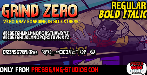 Grind Zero Font