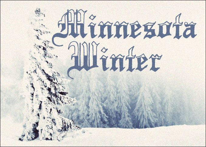 Minnesota Winter Font