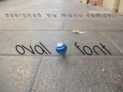 Oval Font