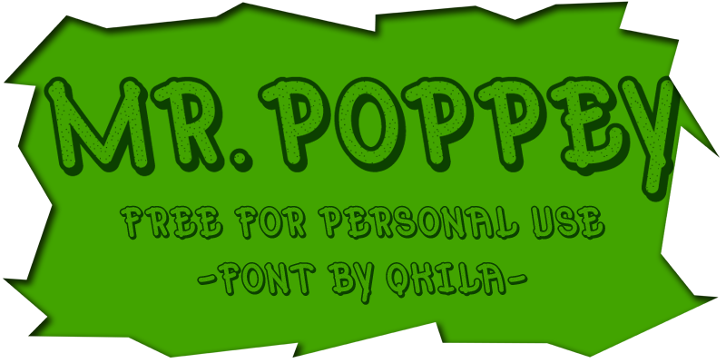 Mr.Poppey Font