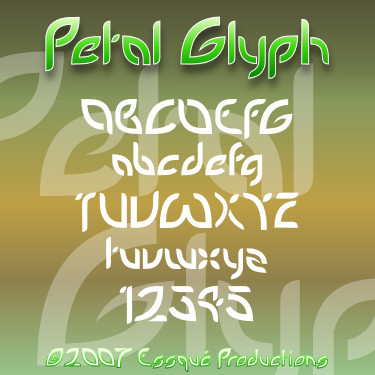 Petal Glyph Font