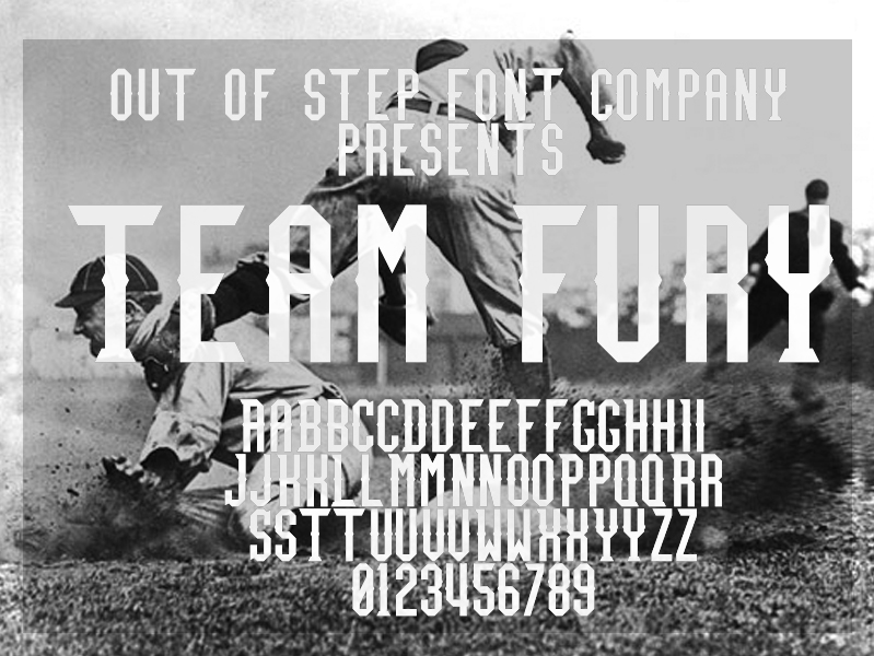 Team Fury Font