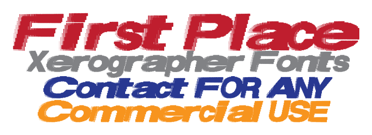 First Place Font