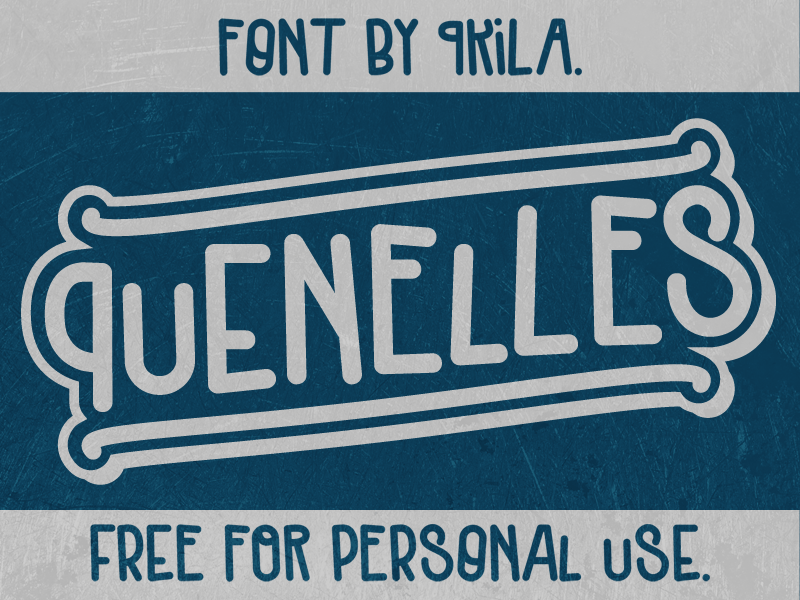 Quenelles Font