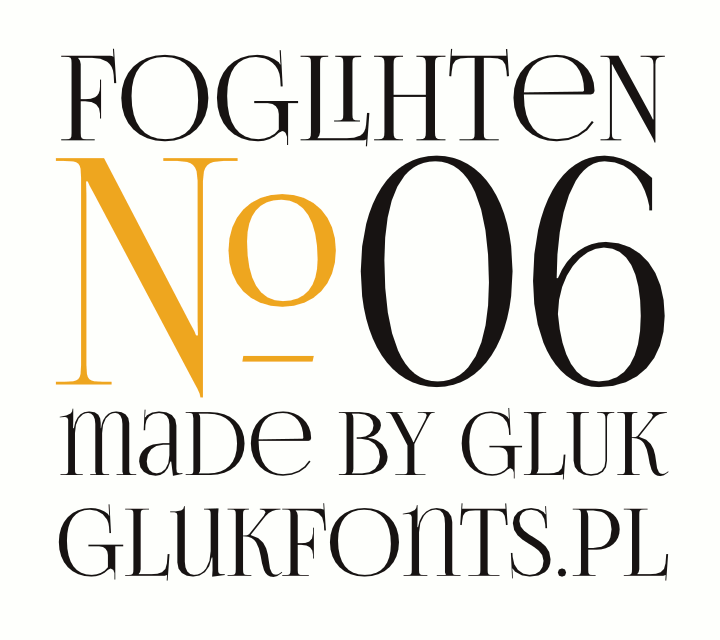 Foglihten No06 Font