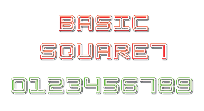 Basic Square 7 Font