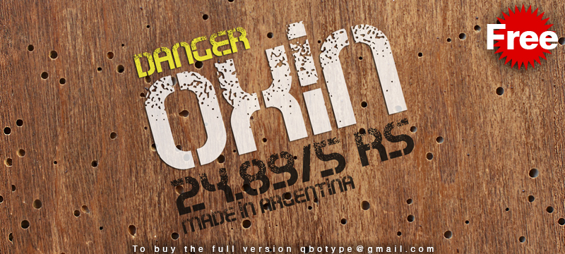 Oxin War Font