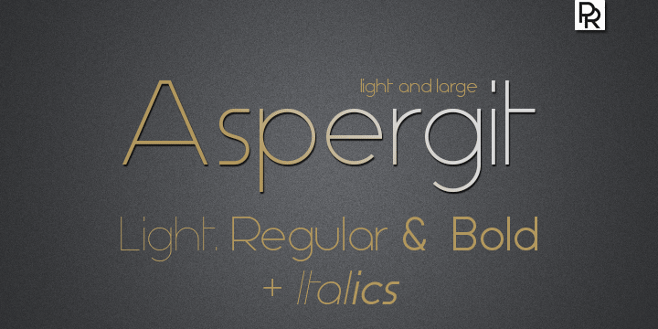 Aspergit Font
