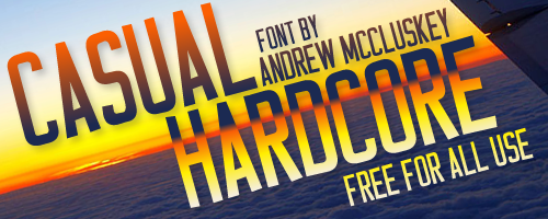Casual Hardcore Font