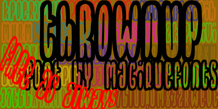 Thrownup Font