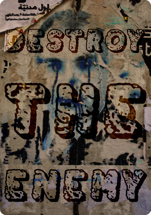 Destroy the Enemy Font