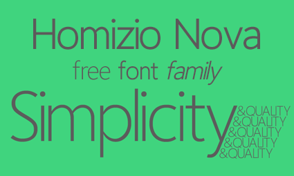 Homizio Nova Font
