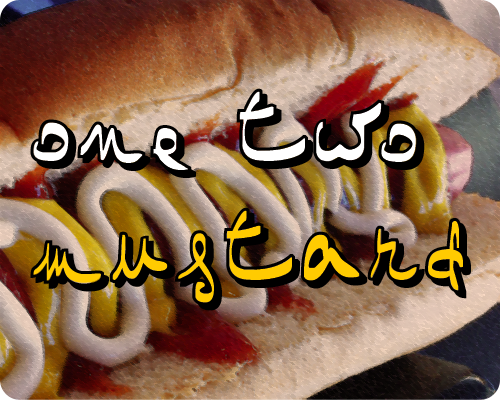 One Two Mustard Font