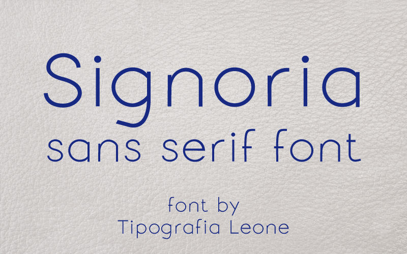 Signoria Font