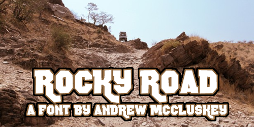 Rocky Road Font