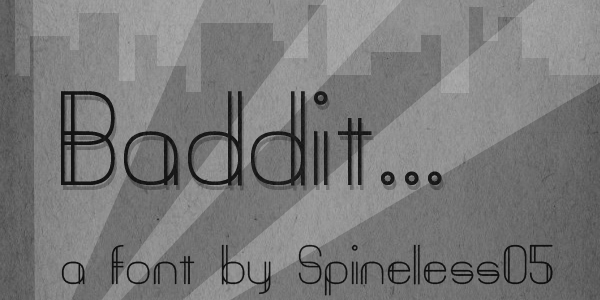 Baddit Font