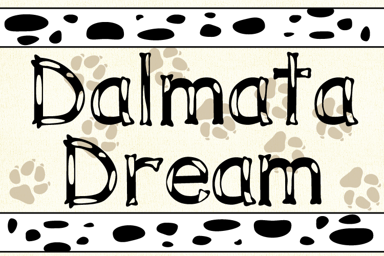 Dalmata Dream Font