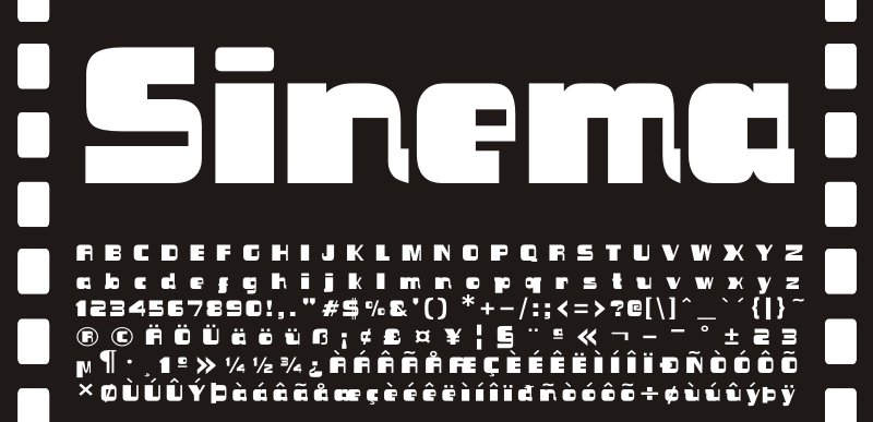 Sinema Font