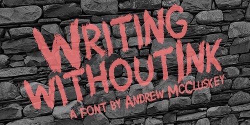Writing Without Ink Font