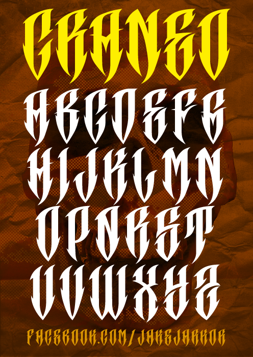 Jakejarkor Craneo Font