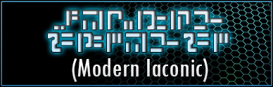 Modern Iaconic Font