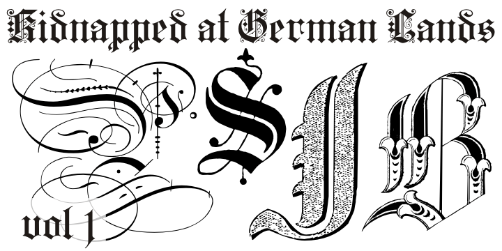 Kidnapped at German Lands Font