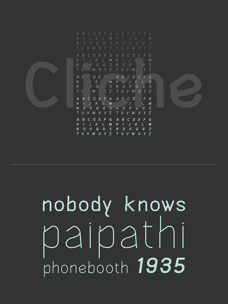 Cliche Font