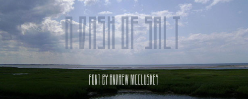 A Dash of Salt Font