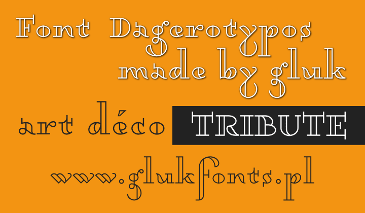 Dagerotypos Font