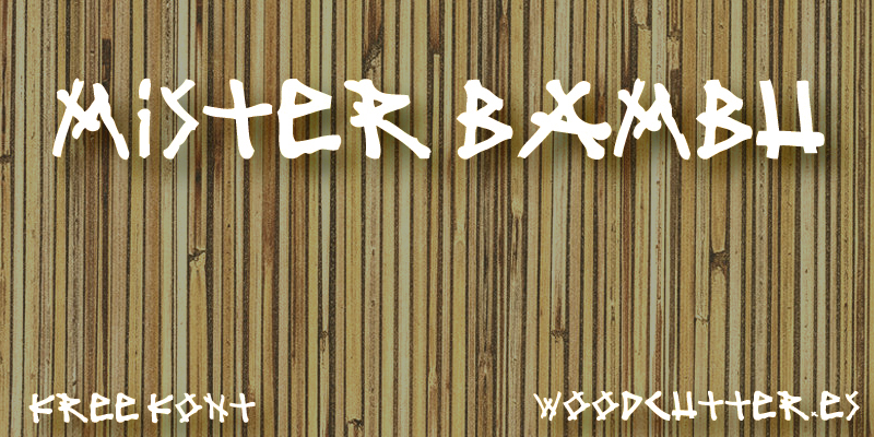 Mister Bambu Font