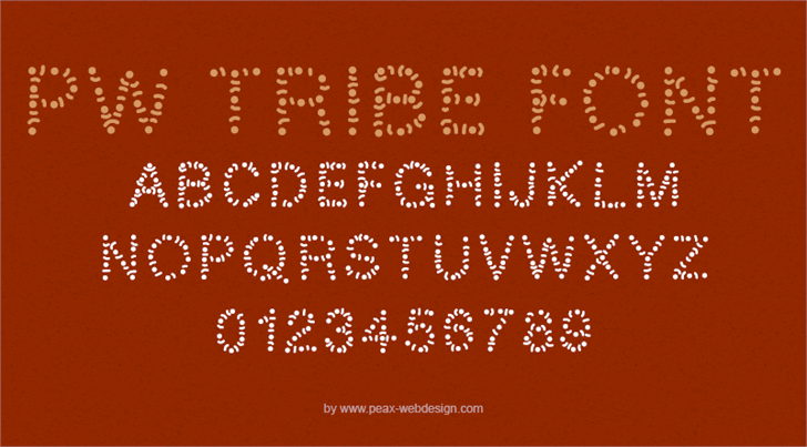 PW Tribe Font
